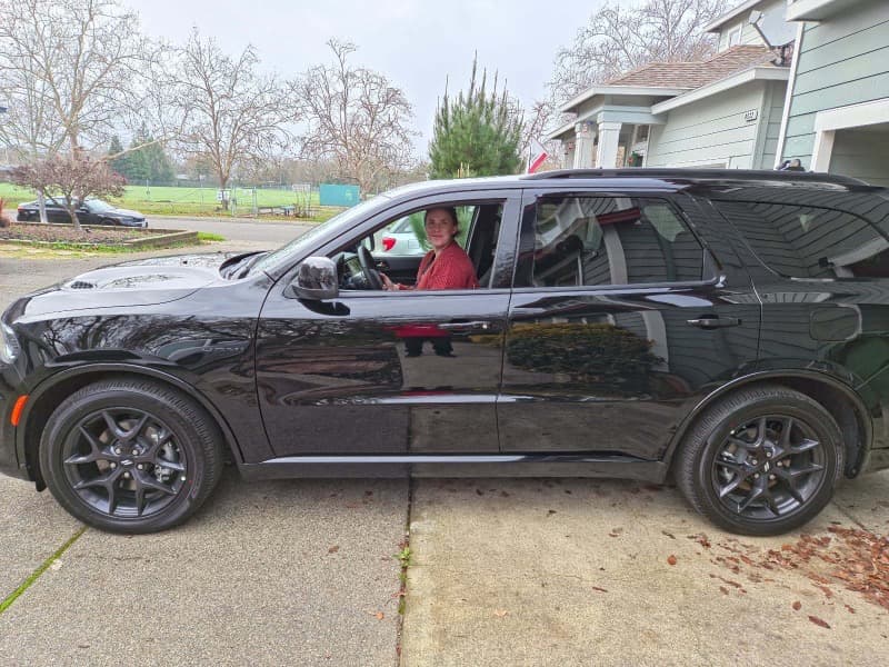 Nathan Johnson's family with their 2026 Dodge Durango GT